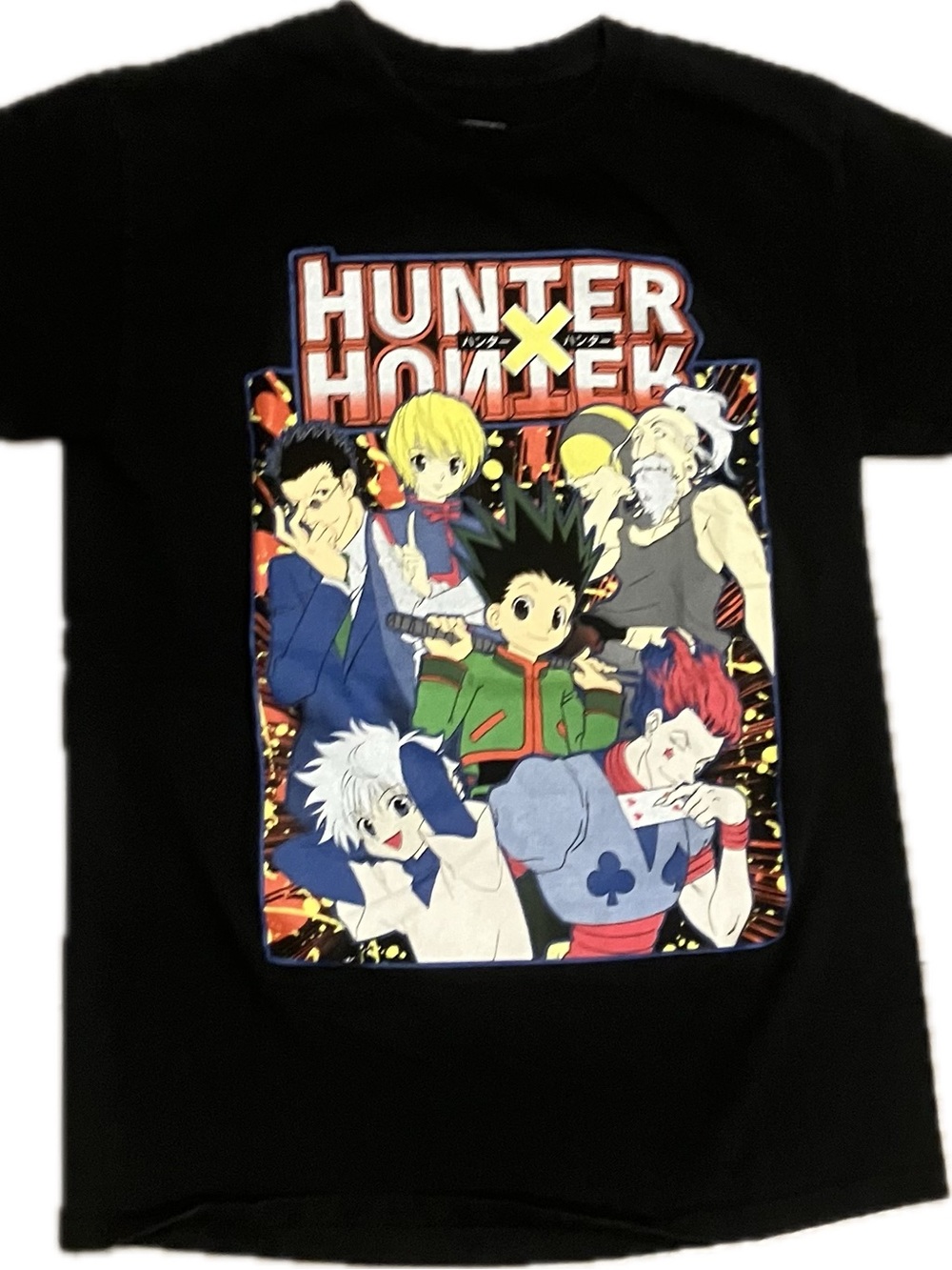 Hunter x Hunter Black Cotton Short Sleeve Tee - M